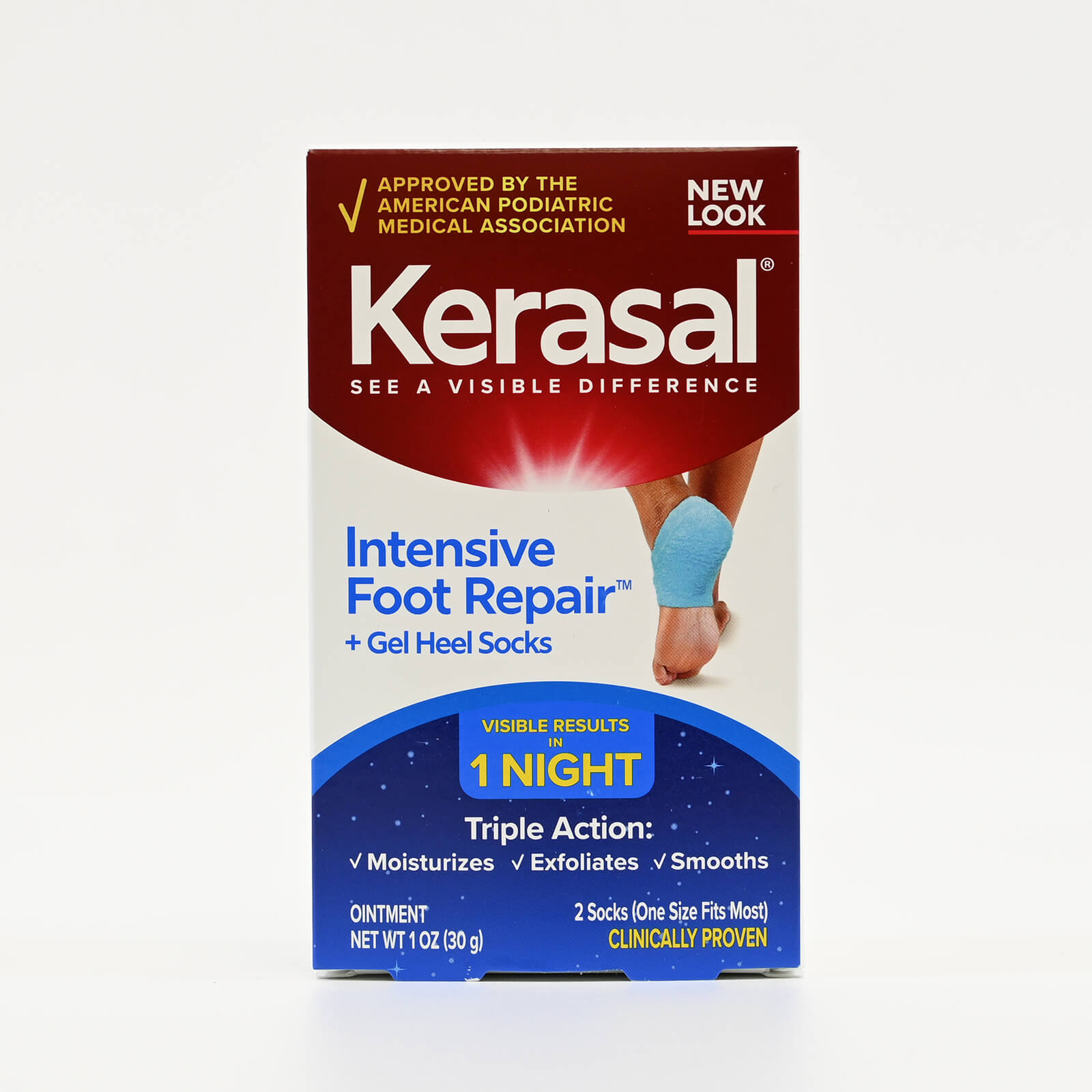 Kerasal Intensive Foot Repair Combo Pack: Ointment + Moisturizing Gel