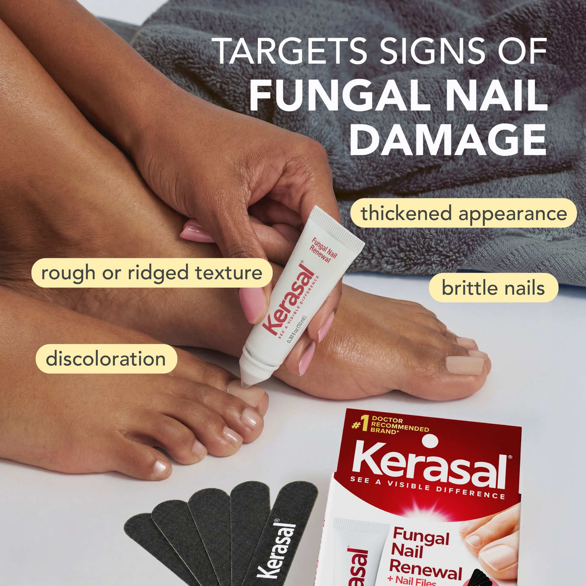 Kerasal Fungal Nail Renewal Combo Pack