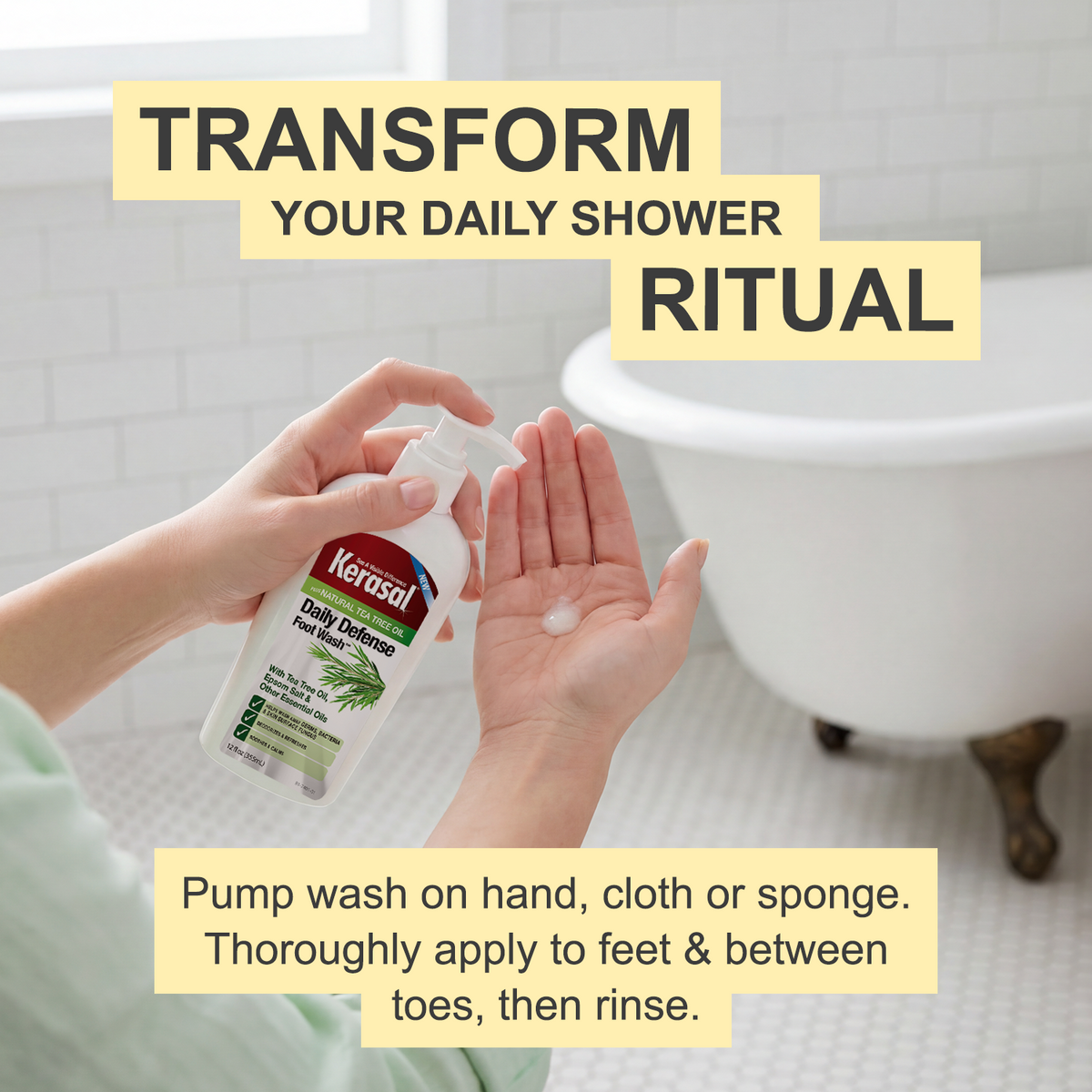 Kerasal Daily Defense Foot Wash