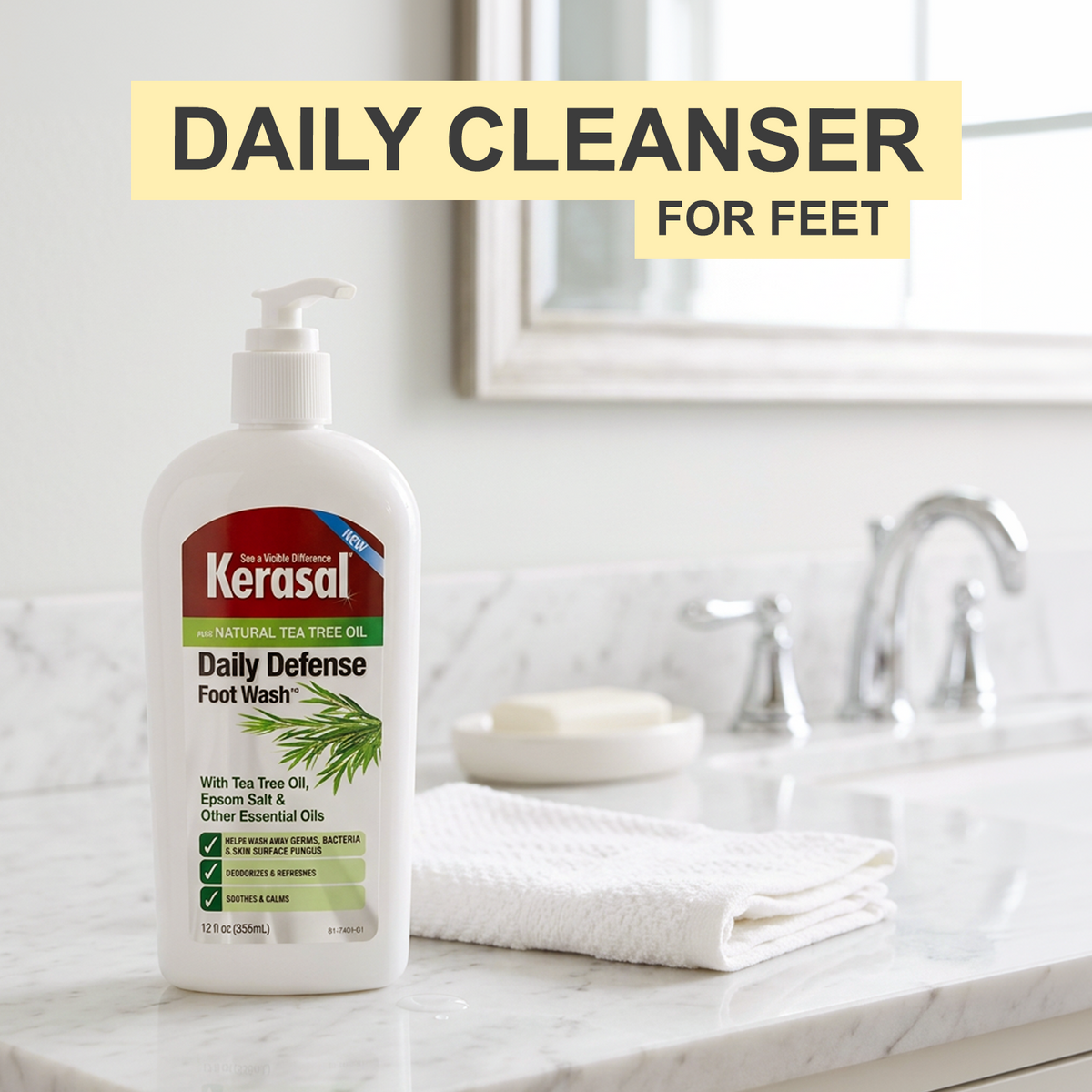 Kerasal Daily Defense Foot Wash