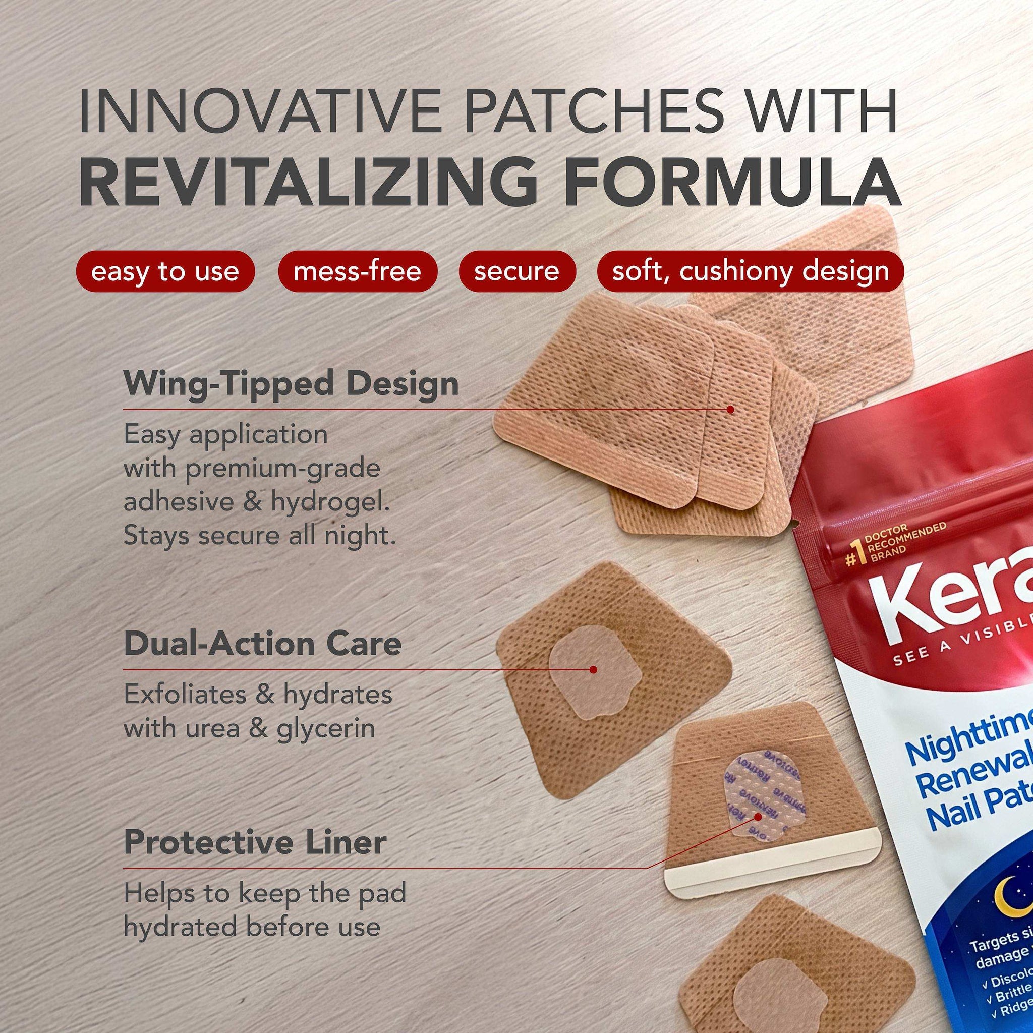 Kerasal Nighttime Renewal Fungal Nail Patches