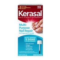 Kerasal® Multi-Purpose Nail Repair™, Nail Solution for Discolored and Damaged Nails, 0.43 fl oz