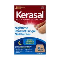 Kerasal Nighttime Renewal Fungal Nail Patches, 14ct