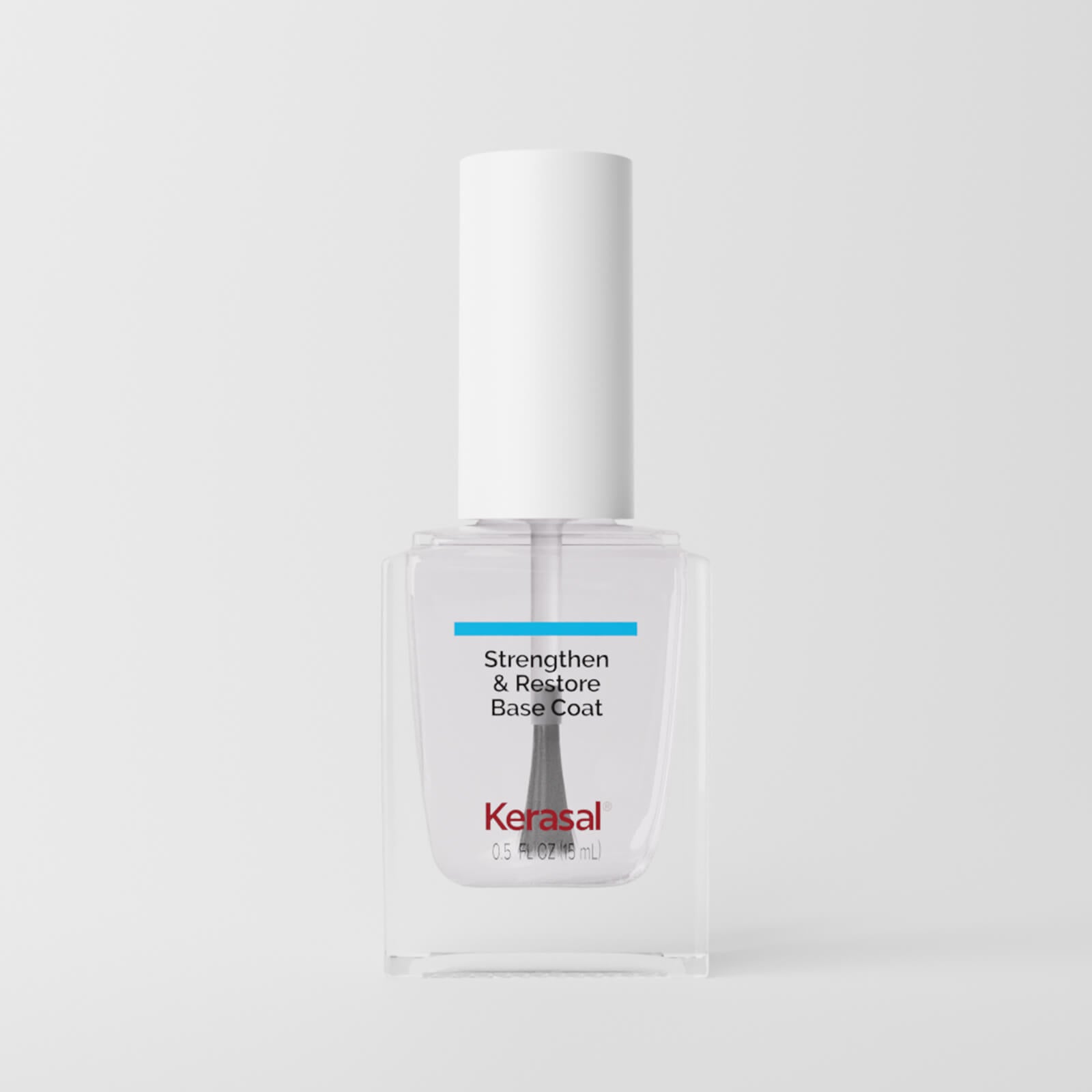 Kerasal nail strengthener bottle on a white background