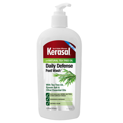 Kerasal® Daily Defense Foot Wash, Daily Cleanser for Feet, 12 oz